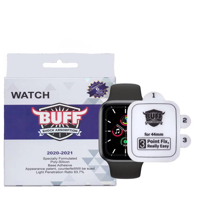 گلس اپل واچ 44 میلی متری بوف مدل Silicone-Pro-G 3 گلس اپل واچ 44 میلی متری بوف مدل Silicone-Pro-G