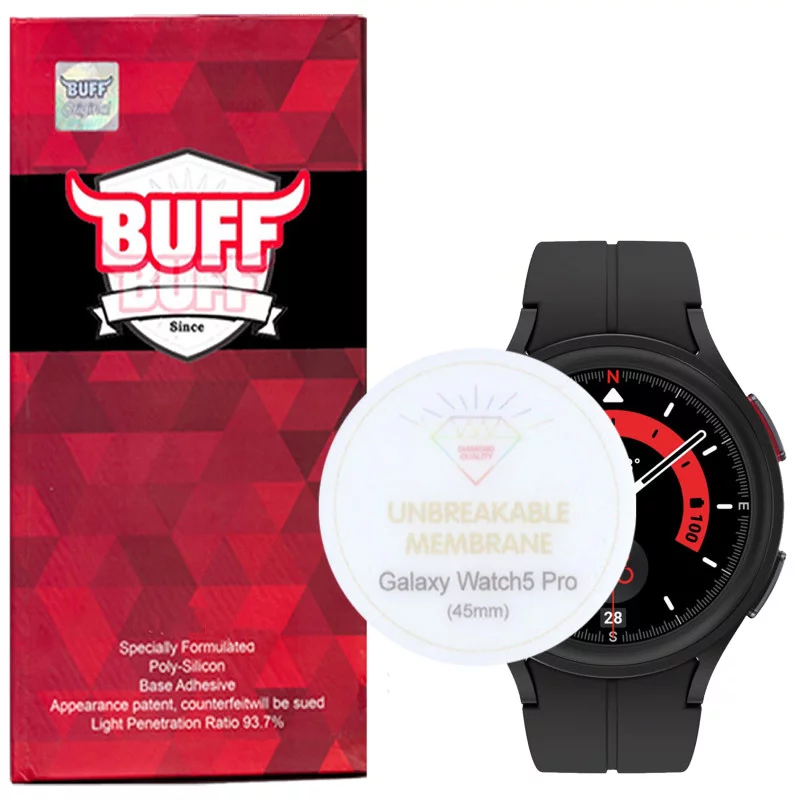 گلس ساعت هوشمند سامسونگ Galaxy Watch 5 Pro 45mm بوف مدل Hydrogel 3 گلس ساعت هوشمند سامسونگ Galaxy Watch 5 Pro 45mm بوف مدل Hydrogel