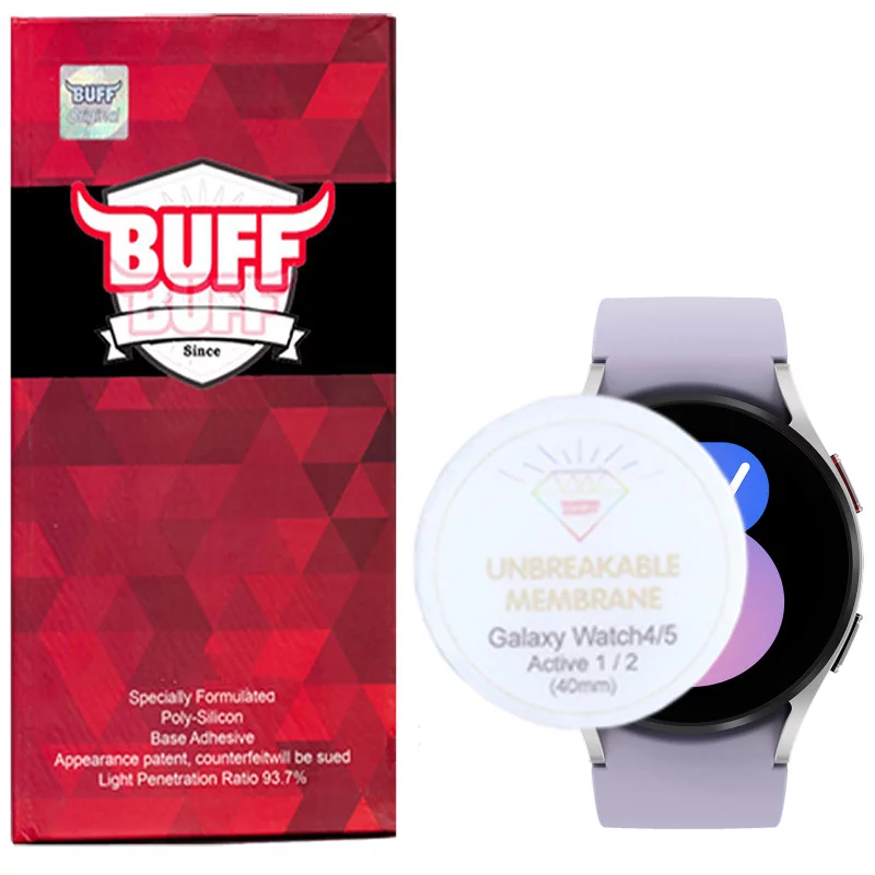 گلس ساعت هوشمند سامسونگ Galaxy Watch 4/5 /Active 2/1 40mm بوف مدل Hydrogel 3 گلس ساعت هوشمند سامسونگ Galaxy Watch 4/5 /Active 2/1 40mm بوف مدل Hydrogel