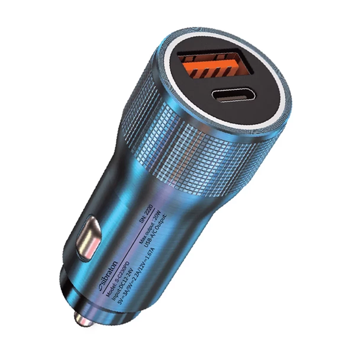 شارژر فندکی سیبراتون مدل S-C230PD 3 شارژر فندکی سیبراتون مدل S-C230PD