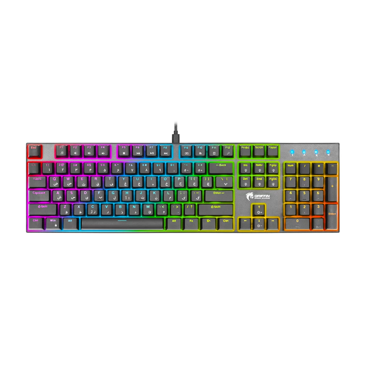 کیبورد گیمینگ گرین مدل GK802-RGB 3 کیبورد گیمینگ گرین مدل GK802-RGB