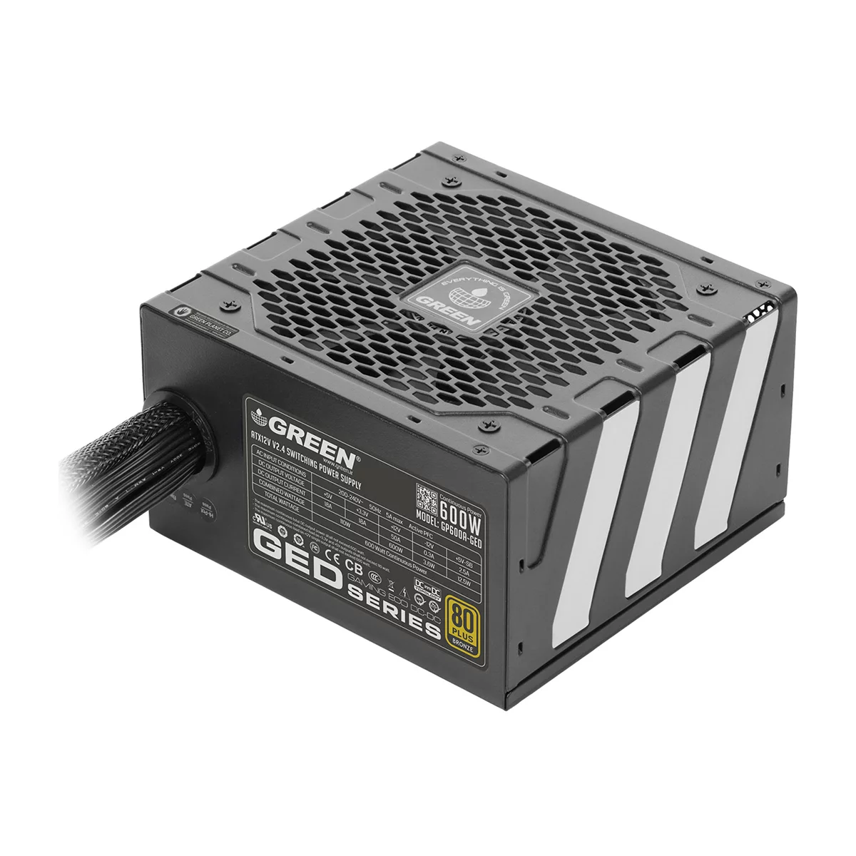 پاور کامپیوتر گرین مدل GP600A-GED 3 پاور کامپیوتر گرین مدل GP600A-GED