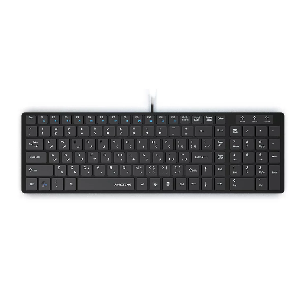 کیبورد با سیم کینگ استار مدل KB80 3 کیبورد با سیم کینگ استار مدل KB80