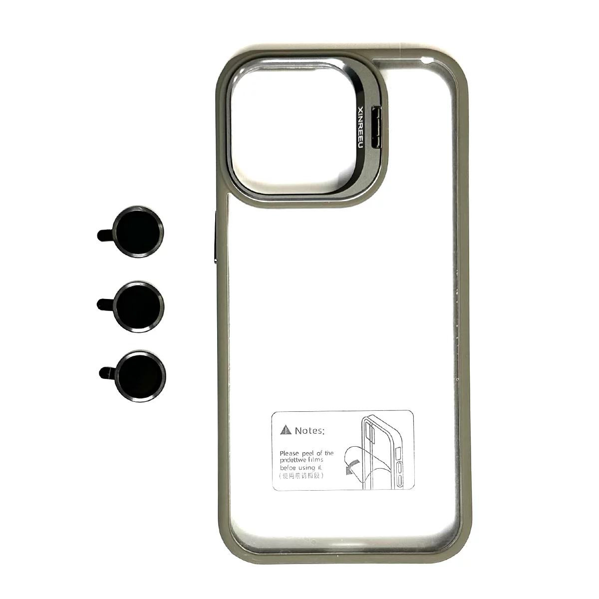 کاور گوشی اپل iPhone 14 Pro Max مدل XINREEU همراه با محافظ لنز 3 کاور گوشی اپل iPhone 14 Pro Max مدل XINREEU همراه با محافظ لنز