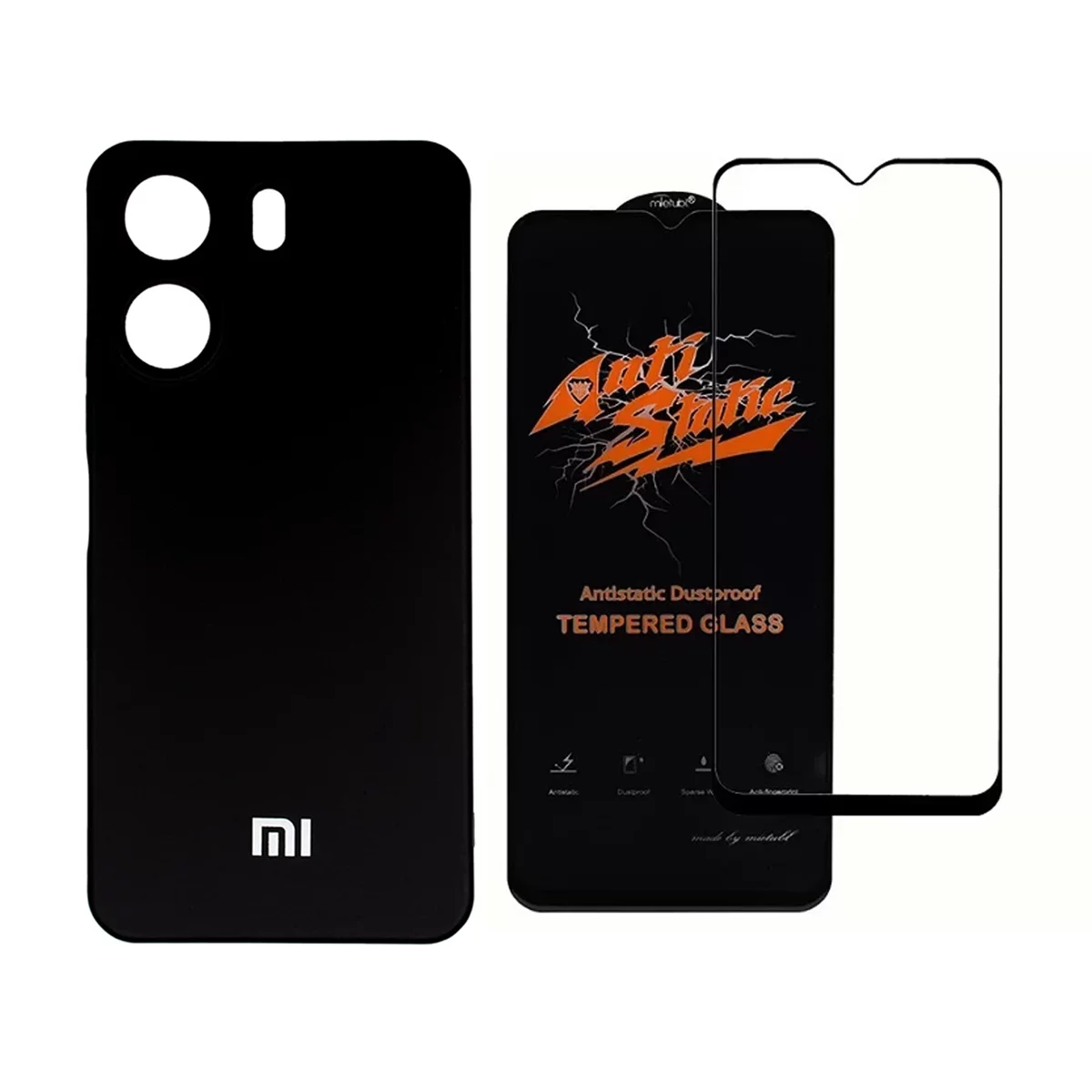 قاب گوشی پوکو C65 مدل سیلیکونی به همراه گلس مدل Anti Static 3 قاب گوشی پوکو C65 مدل سیلیکونی به همراه گلس مدل Anti Static