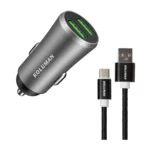 شارژر فندکی کلومن مدل KC-C0۴ به همراه کابل Type-C 1 color image TLP 38499 6b636b 63bdc51c 5bd5 4bd8 87b5 96ce41bc62e8