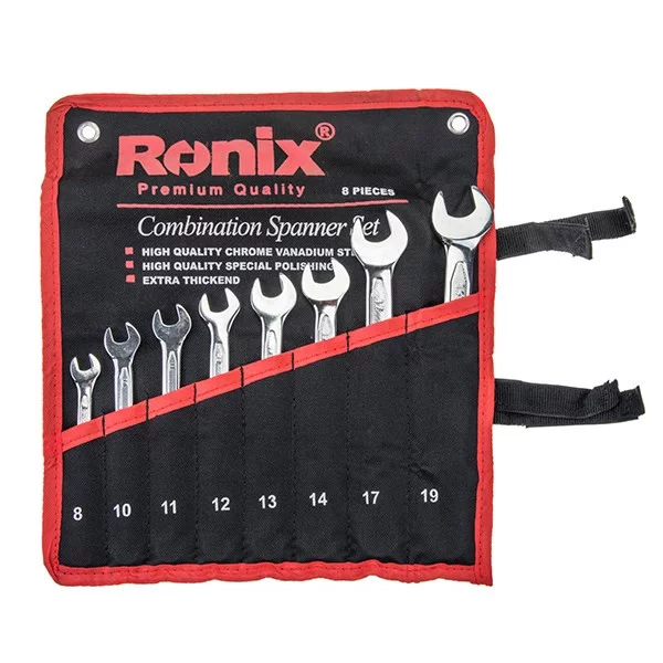 آچار تخت رونیکس مدل RH-2101 مجموعه 8 عددی 3 آچار تخت رونیکس مدل RH-2101 مجموعه 8 عددی