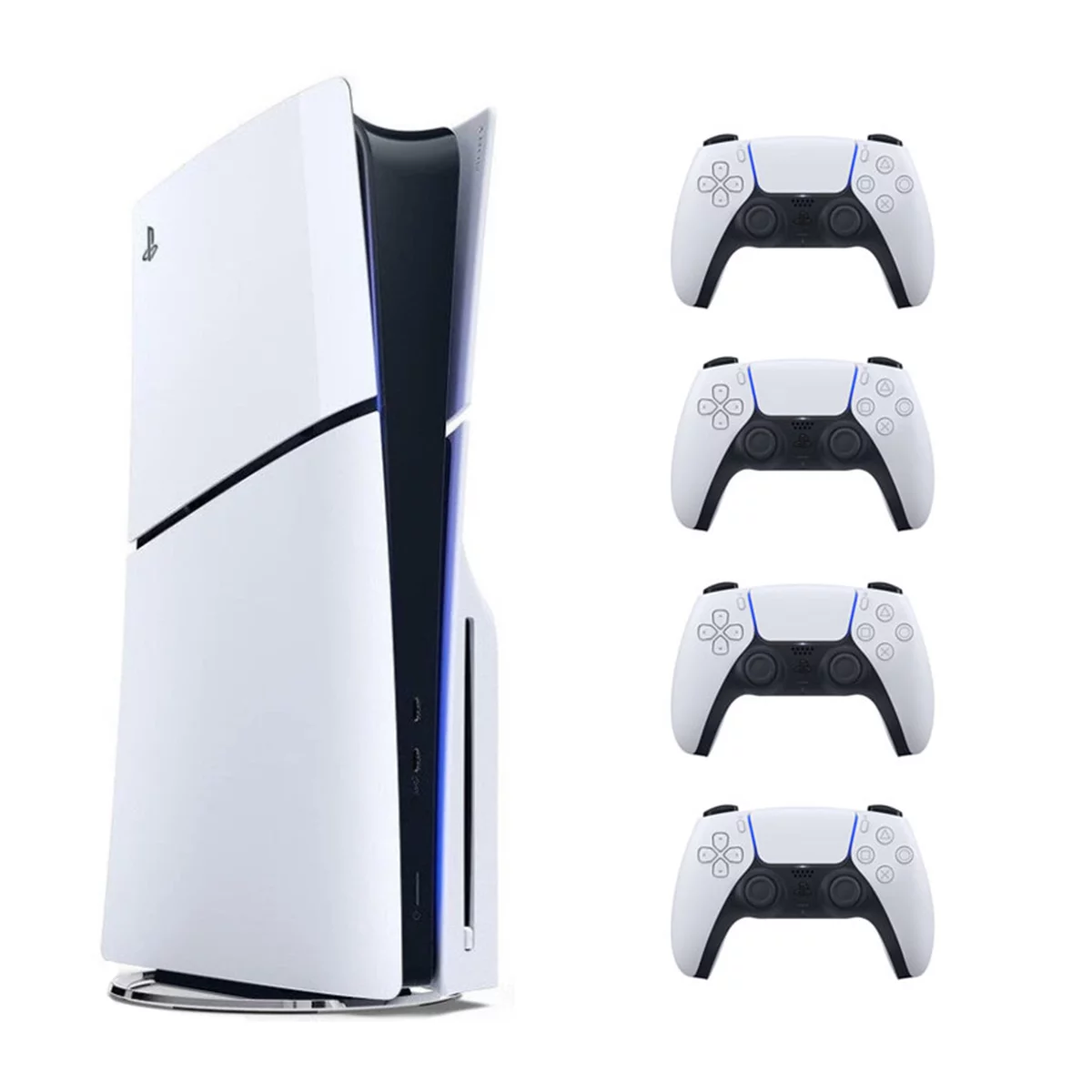 پلی استیشن 5 اسلیم دیسک خور اروپا سفید 1 ترابایت + 3 دسته سفید 3 پلی استیشن 5 اسلیم دیسک خور اروپا سفید 1 ترابایت + 3 دسته سفید