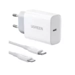 شارژر دیواری یوگرین 20 وات مدل CD137 50698 به همراه کابل تایپ سی به لایتنینگ 13 color image TLP 45560 9c72b252 3848 413b 83f6 b7f85123780c