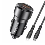 شارژر فندکی یسیدو 60 وات مدل Y54 به همراه کابل تبدیل لایتنینگ 15 color image TLP 52998 3a170e8d 4e48 11ef 94e0 5dc9fd964217