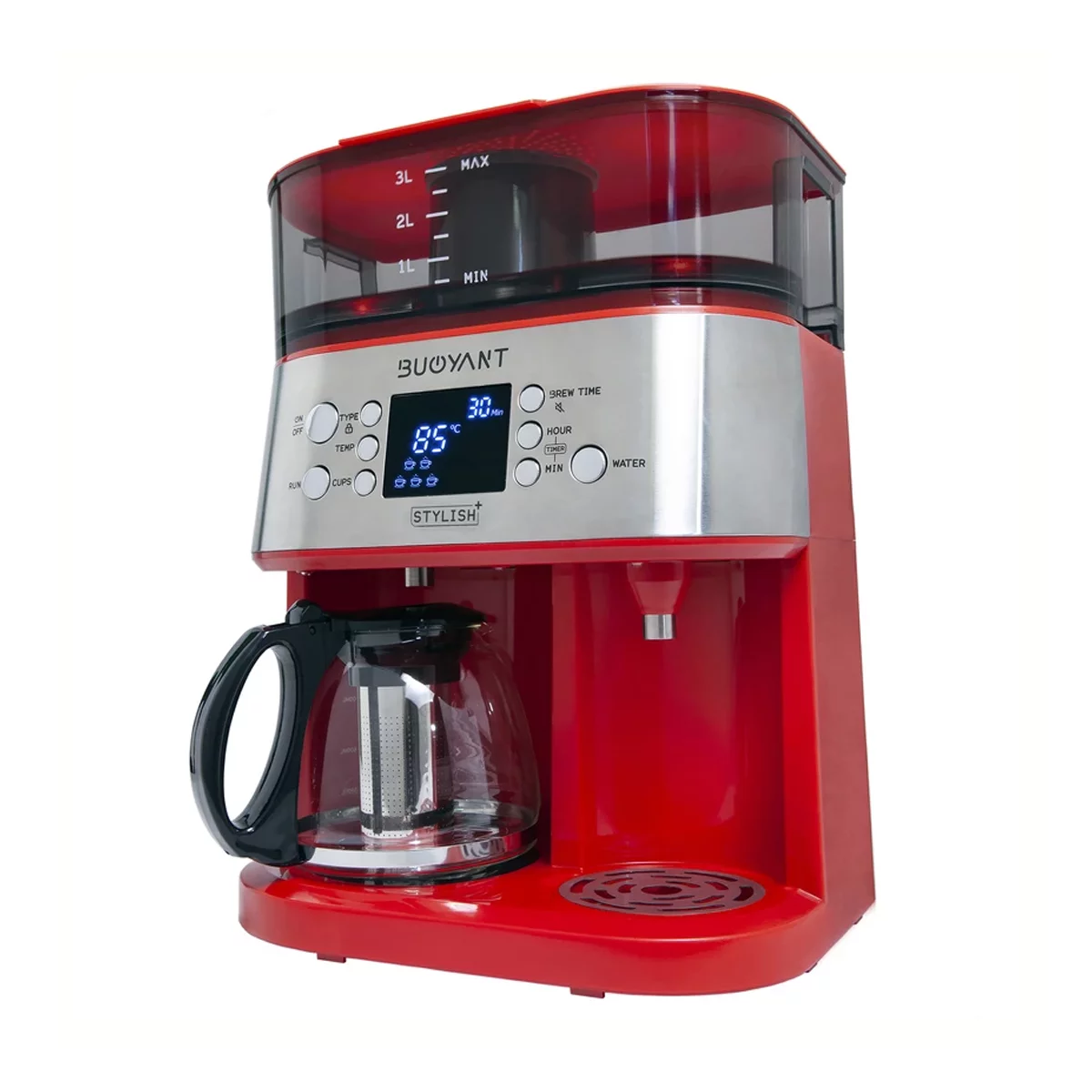 چای و قهوه ساز بویانت مدل Stylish Plus قرمز 3 چای و قهوه ساز بویانت مدل Stylish Plus قرمز