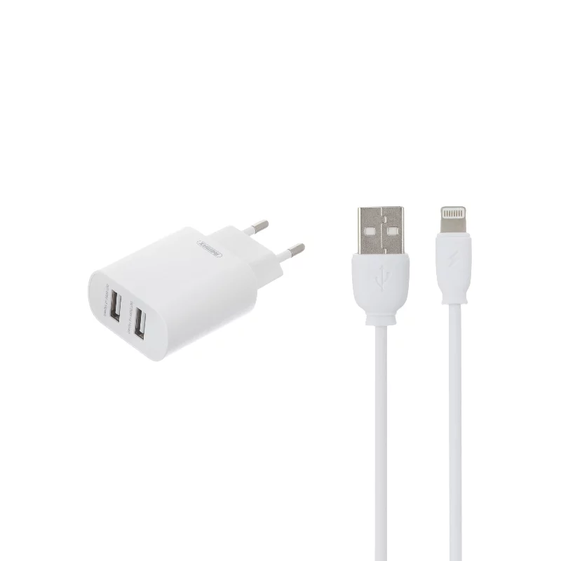 شارژر دیواری ریمکس مدل RP-U35 به همراه کابل تبدیل microUSB 3 شارژر دیواری ریمکس مدل RP-U35 به همراه کابل تبدیل microUSB