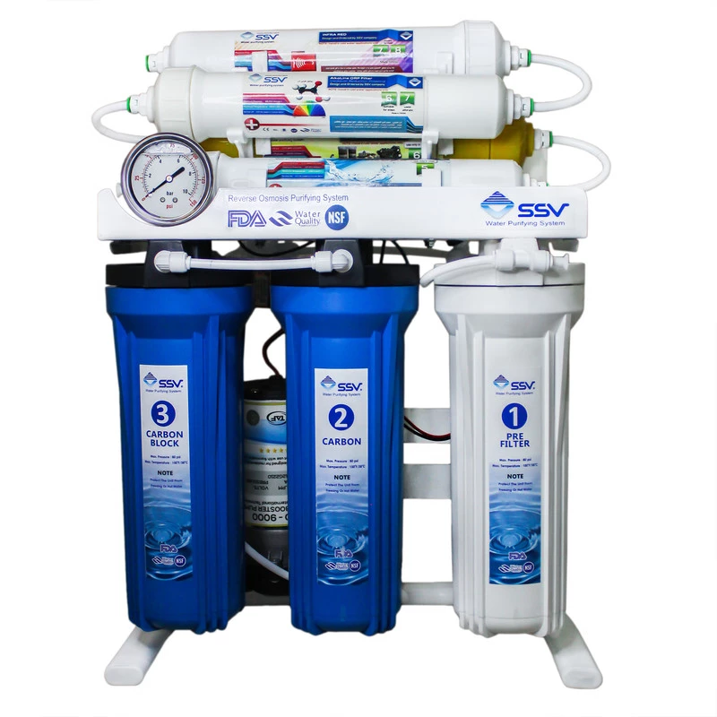 دستگاه تصفیه کننده آب اس اس وی مدل MaxBlue x800 3 دستگاه تصفیه کننده آب اس اس وی مدل MaxBlue x800