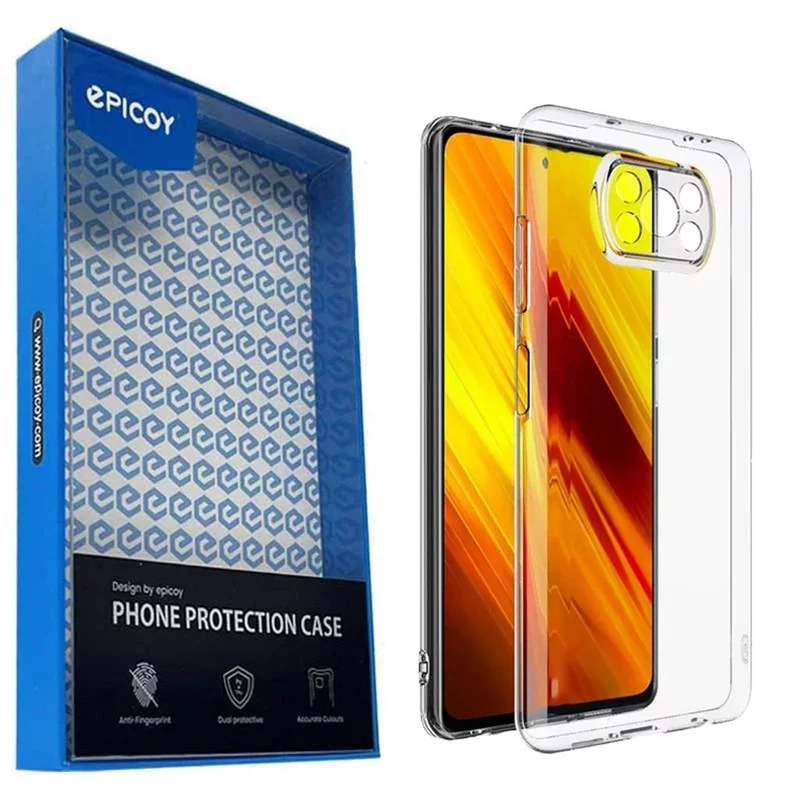 کاور گوشی شیائومی Poco X3 اپیکوی مدل Transparent Clear 3 کاور گوشی شیائومی Poco X3 اپیکوی مدل Transparent Clear