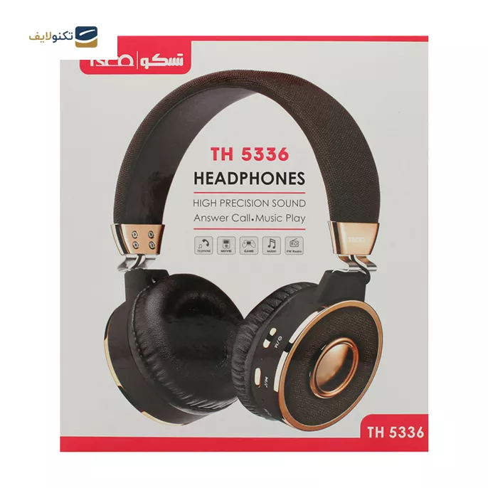 هدفون بی سیم تسکو مدل TH 5336 3 هدفون بی سیم تسکو مدل TH 5336
