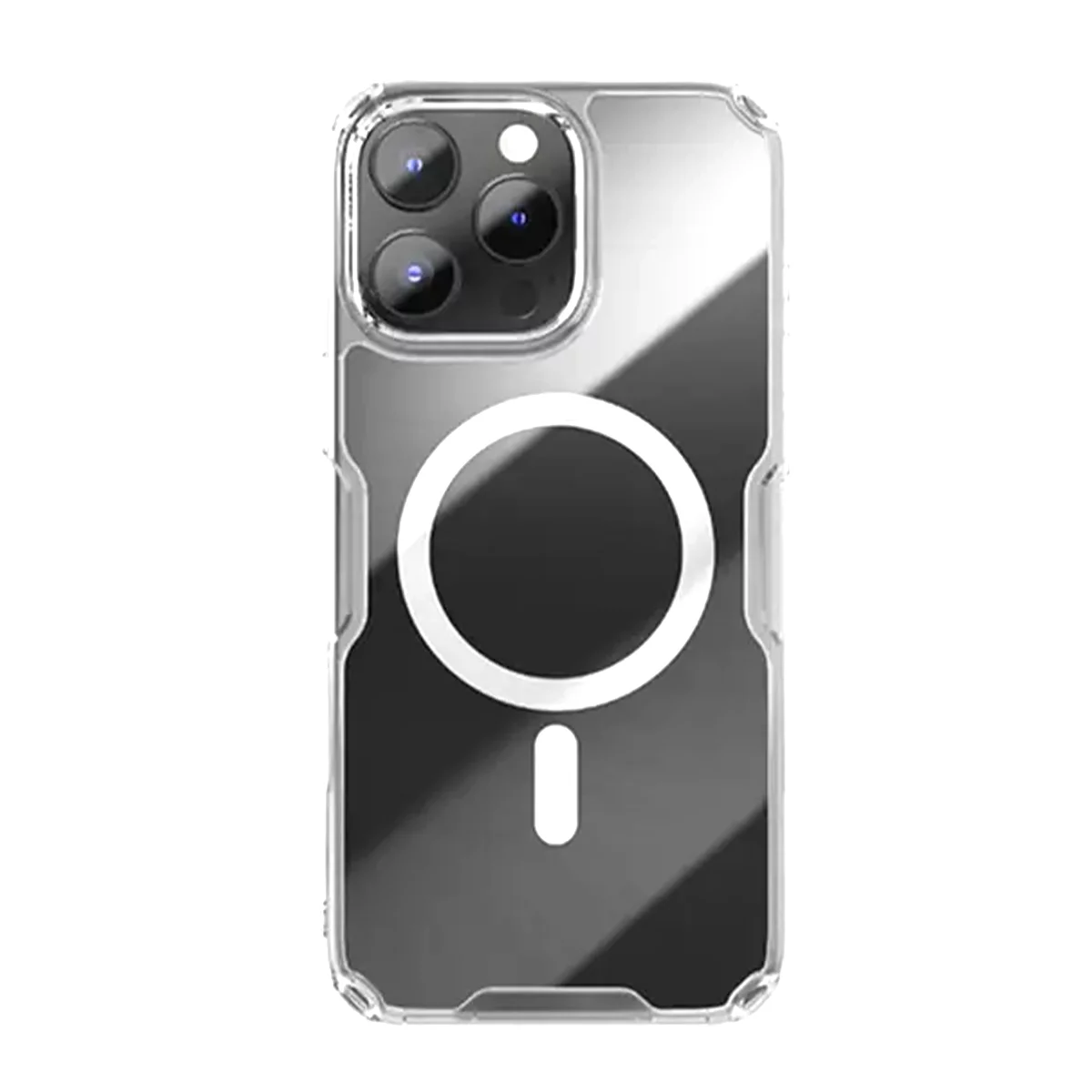 کاور گوشی اپل iPhone 16 Pro نیلکین مدل Nature TPU Pro Magnetic 3 کاور گوشی اپل iPhone 16 Pro نیلکین مدل Nature TPU Pro Magnetic