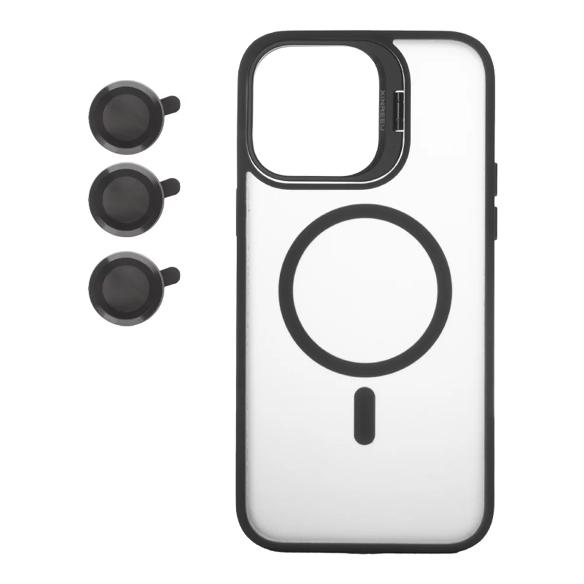 کاور گوشی اپل iPhone 15 Pro Max مدل مگ سیف به همراه محافظ لنز گوشی 3 کاور گوشی اپل iPhone 15 Pro Max مدل مگ سیف به همراه محافظ لنز گوشی