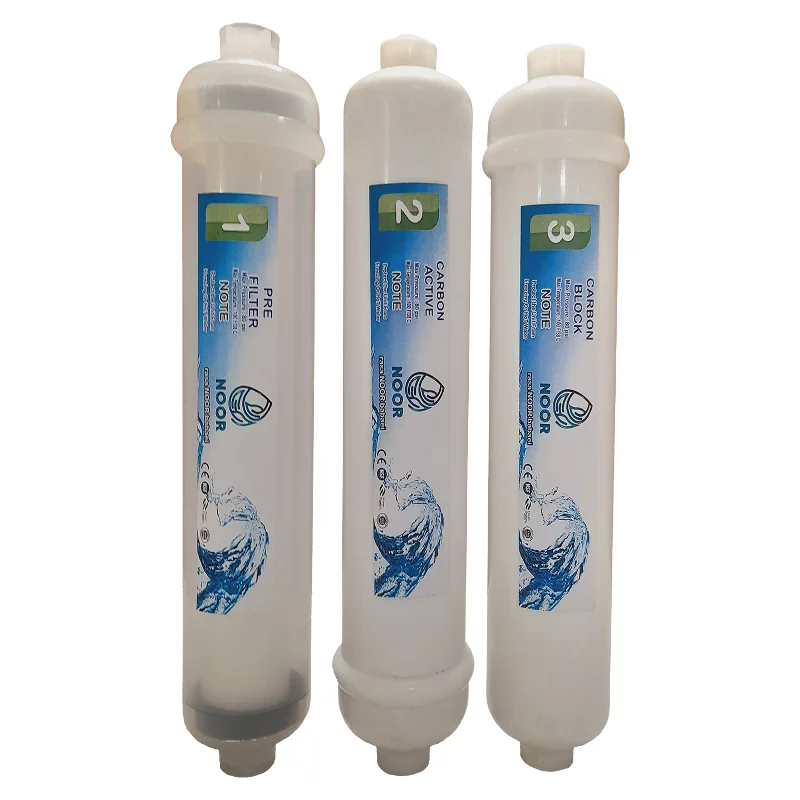 فیلتر دستگاه تصفیه آب نور مدل خطی بسته 3 عددی 3 فیلتر دستگاه تصفیه آب نور مدل خطی بسته 3 عددی