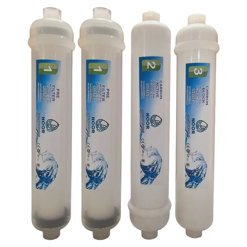 فیلتر دستگاه تصفیه آب نور مدل خطی بسته 4 عددی 3 فیلتر دستگاه تصفیه آب نور مدل خطی بسته 4 عددی