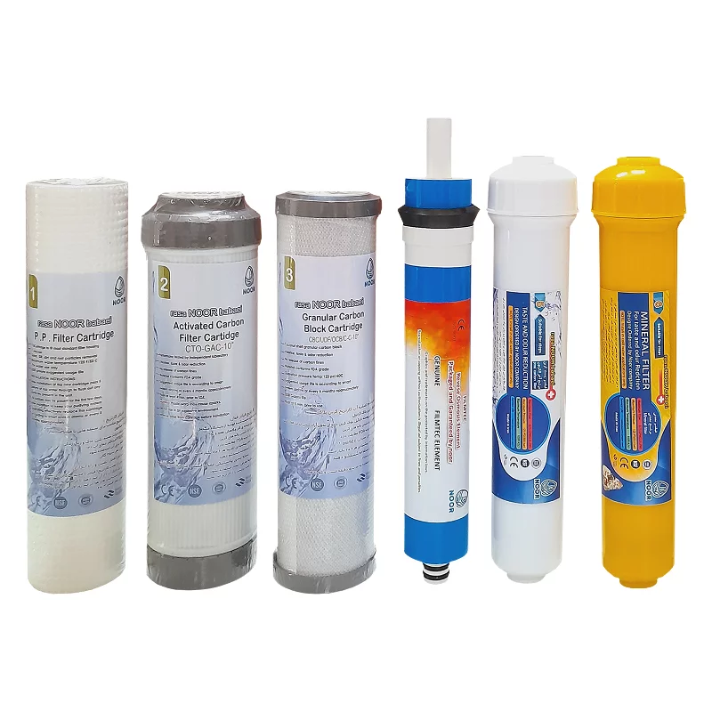 فیلتر دستگاه تصفیه آب نور مدل M600 بسته 6 عددی 3 فیلتر دستگاه تصفیه آب نور مدل M600 بسته 6 عددی