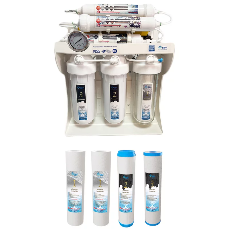 دستگاه تصفیه کننده آب اس اس وی مدل UltraPro Y X1000 به همراه فیلتر 3 دستگاه تصفیه کننده آب اس اس وی مدل UltraPro Y X1000 به همراه فیلتر