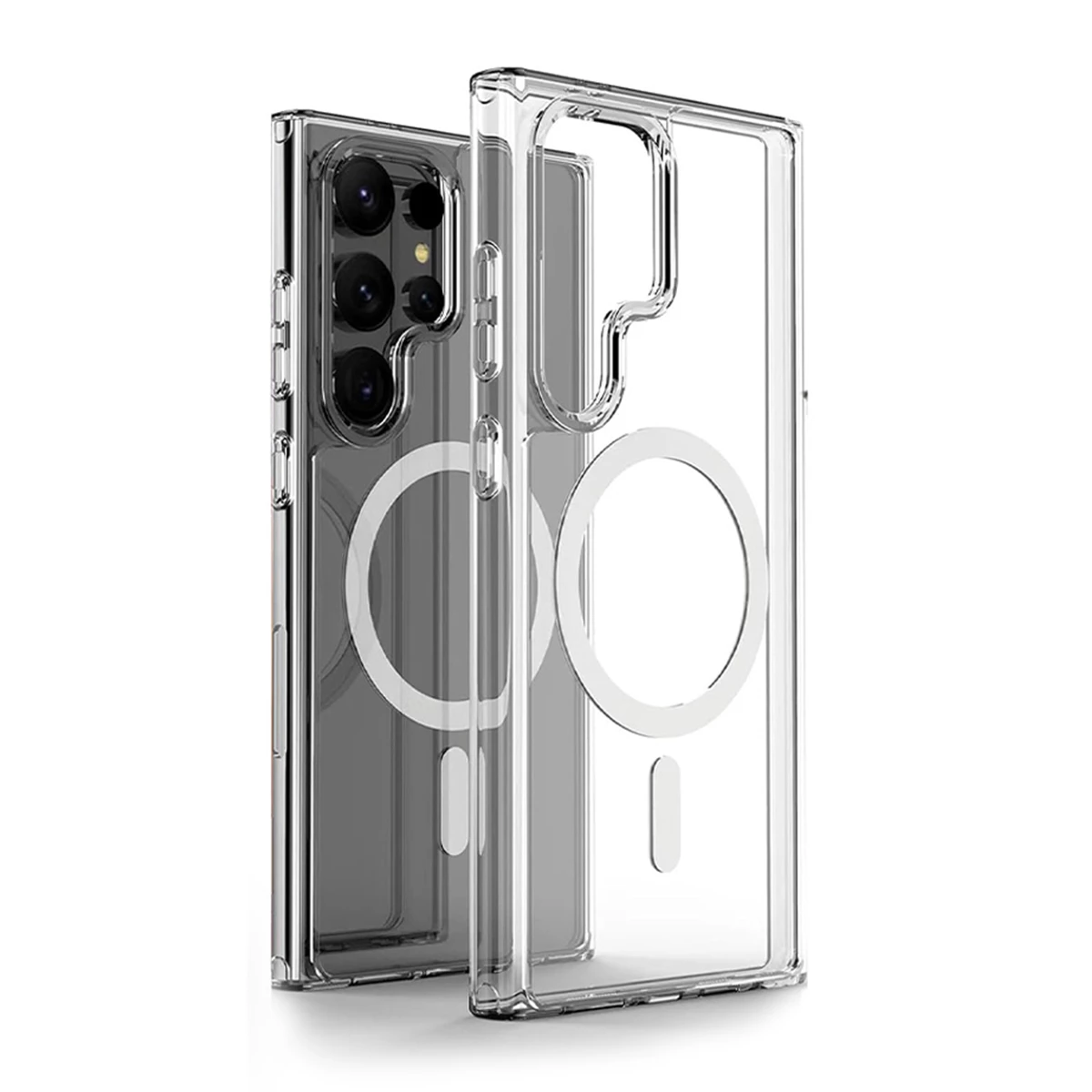 قاب گوشی سامسونگ Galaxy S23 Ultra مک کوی مدل یونیک ژله ای مگ سیف دار 3 قاب گوشی سامسونگ Galaxy S23 Ultra مک کوی مدل یونیک ژله ای مگ سیف دار