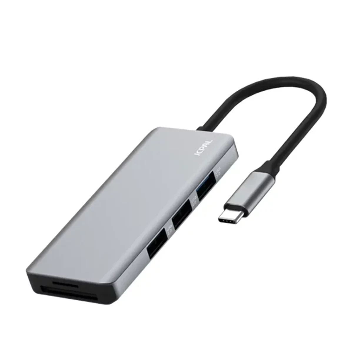 هاب جی سی پال 7 پورت مدل JCP6300 USB-C 3 هاب جی سی پال 7 پورت مدل JCP6300 USB-C