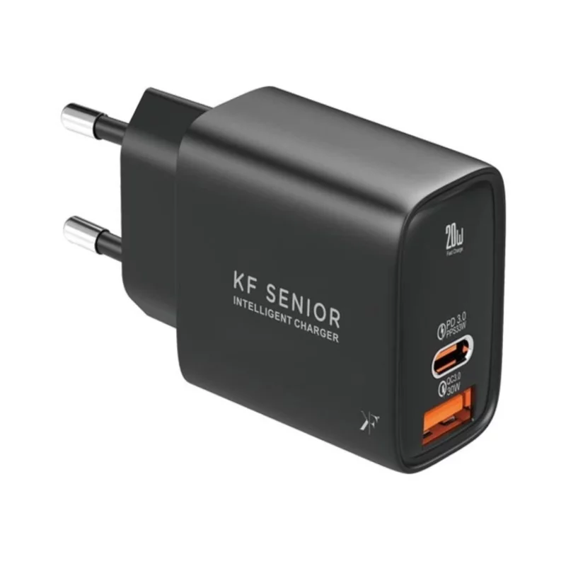 شارژر دیواری 20وات کی اف سنیور مدل TH-120 3 شارژر دیواری 20وات کی اف سنیور مدل TH-120