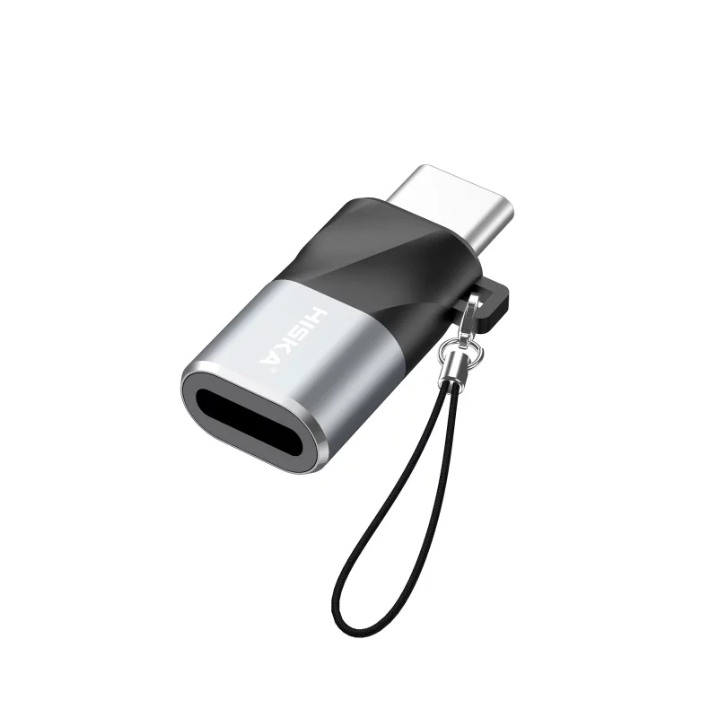 مبدل OTG لایتنینگ به USB-C هیسکا مدل H8 3 مبدل OTG لایتنینگ به USB-C هیسکا مدل H8