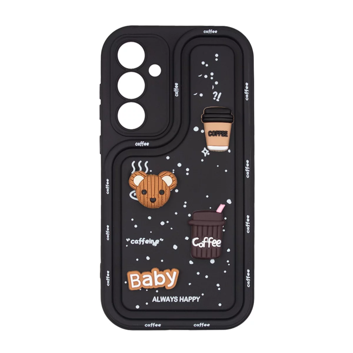 کاور گوشی سامسونگ Galaxy A15 مدل سولید کافی Always Happy 3 کاور گوشی سامسونگ Galaxy A15 مدل سولید کافی Always Happy