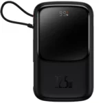 پاوربانک باسئوس مدل Qpow Pro ظرفیت 10000 میلی آمپر - توان 22.5 وات 1 color image TLP 7153 1a1a1a 2c8f738a 9850 45a0 a782 57339c1ef627