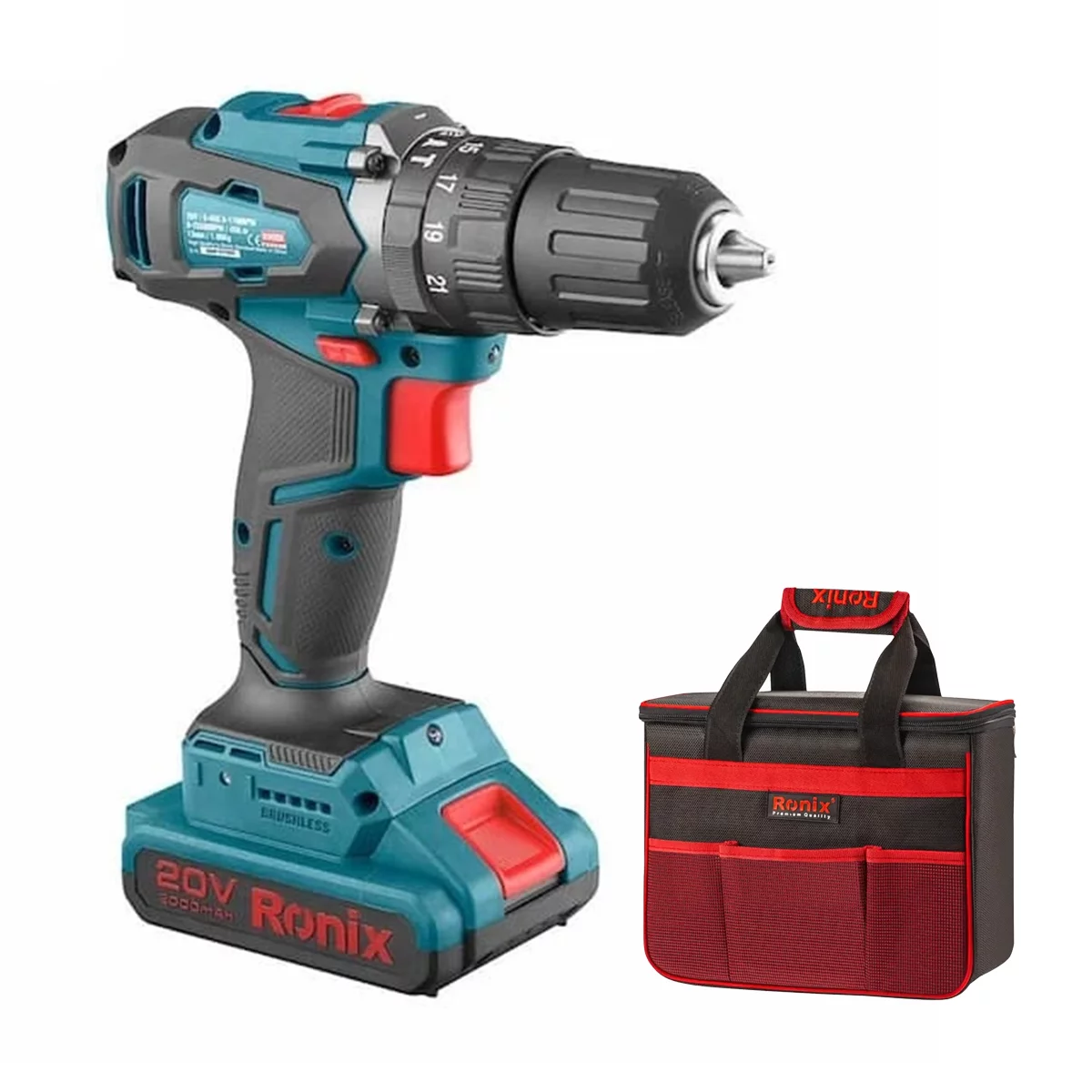 دریل چکشی براشلس رونیکس مدل 8900 سری جدید 3 دریل چکشی براشلس رونیکس مدل 8900 سری جدید