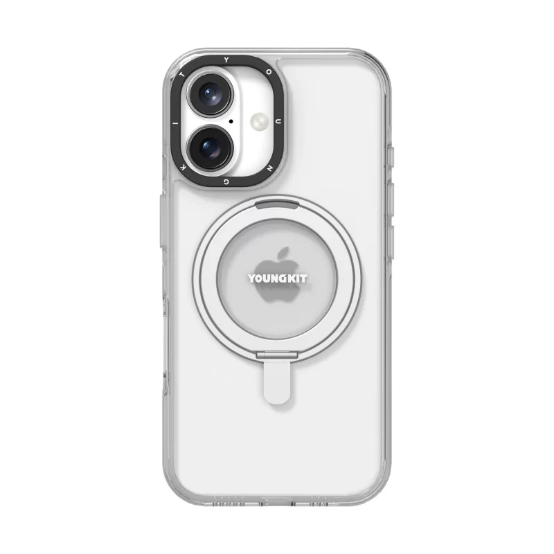 کاور گوشی اپل iphone 16 یانگ کیت مدل Crystal 360° Rotation 3 کاور گوشی اپل iphone 16 یانگ کیت مدل Crystal 360° Rotation
