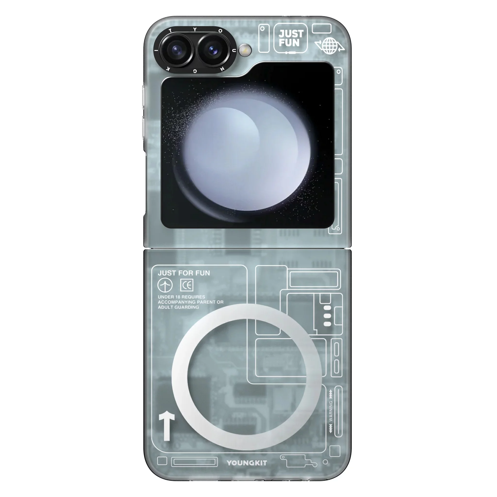 کاور گوشی سامسونگ Galaxy Z Flip 6 یانگ کیت مدل Technology Magnetic 020 3 کاور گوشی سامسونگ Galaxy Z Flip 6 یانگ کیت مدل Technology Magnetic 020