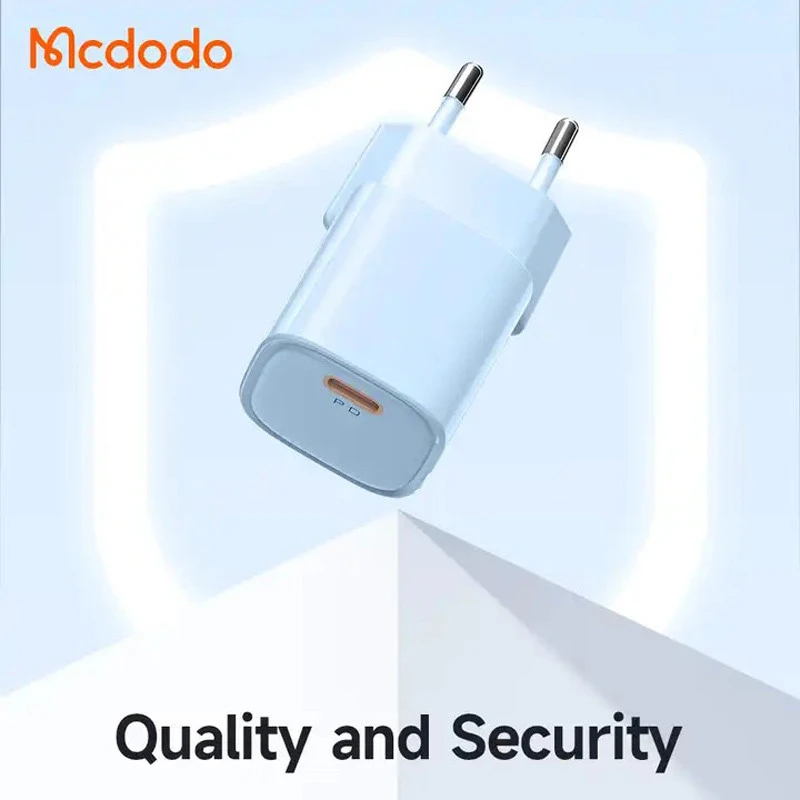 شارژر دیواری مک دودو 20 وات مدل CH-404 به همراه کابل لایتنینگ به تایپ سی 6 شارژر دیواری مک دودو 20 وات مدل CH-404 به همراه کابل لایتنینگ به تایپ سی