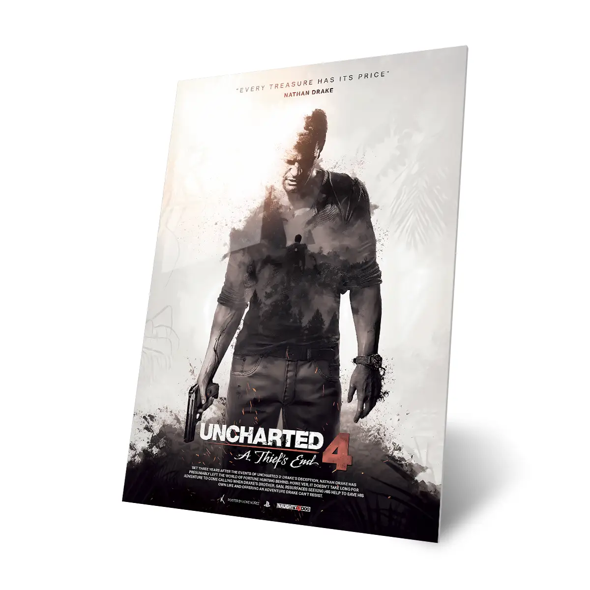 متال پوستر گیمینگ آنچارتد Uncharted کد N201 6 متال پوستر گیمینگ آنچارتد Uncharted کد N201