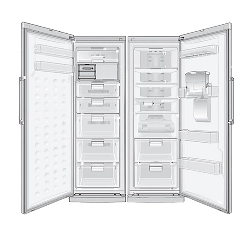 یخچال فریزر دوقلو سام مدل RR65-RZ65-W 5 یخچال فریزر دوقلو سام مدل RR65-RZ65-W