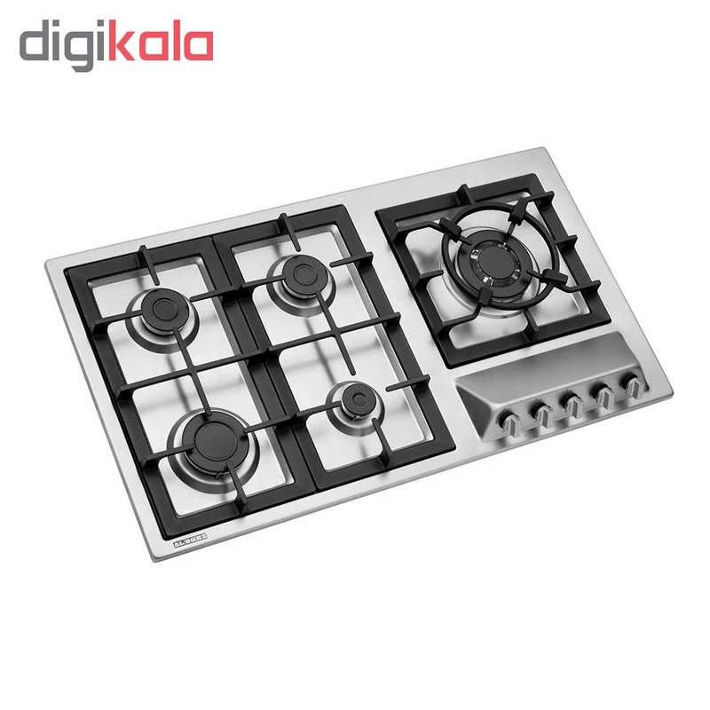 اجاق گاز صفحهای پنج شعله استیل البرز مدل S-5959i 4 اجاق گاز صفحهای پنج شعله استیل البرز مدل S-5959i