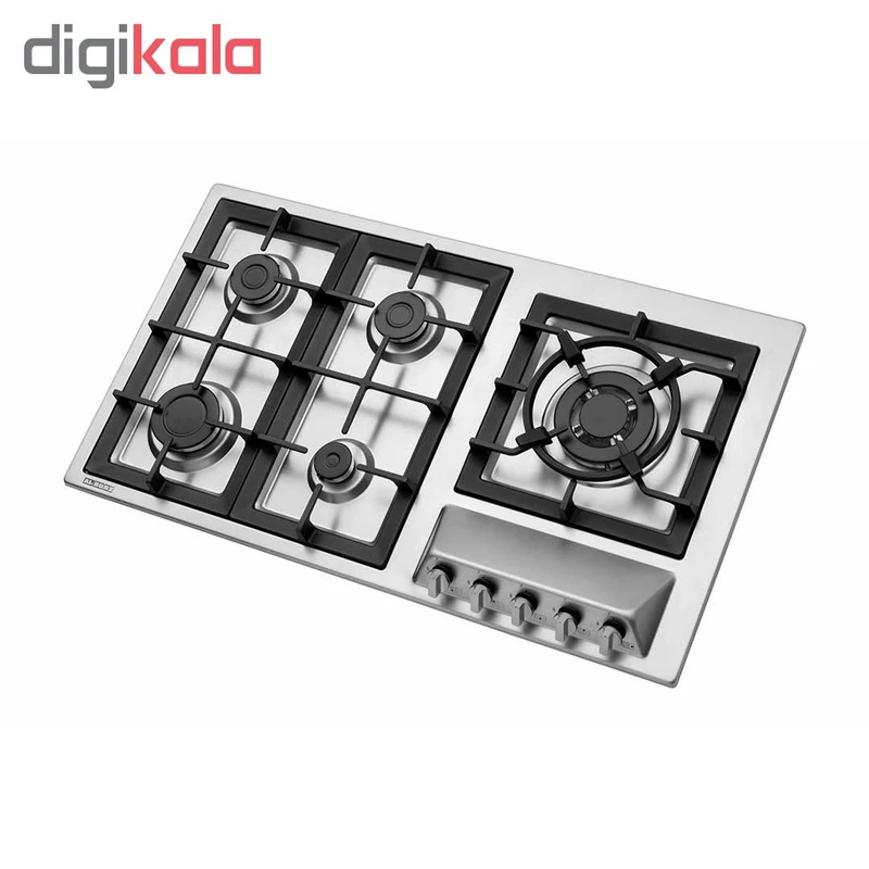 اجاق گاز صفحهای پنج شعله استیل البرز مدل S-5959i 5 اجاق گاز صفحهای پنج شعله استیل البرز مدل S-5959i