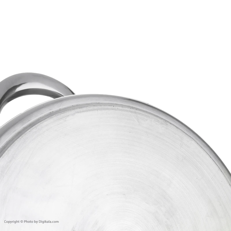 قابلمه استیل پارس استیل 240 دسته فلزی به همراه درب پیرکس 9 قابلمه استیل پارس استیل 240 دسته فلزی به همراه درب پیرکس