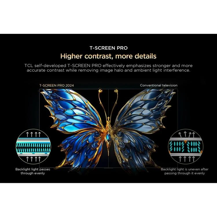 تلویزیون QLED تی سی ال مدل C655 سایز 65 اینچ 5 تلویزیون QLED تی سی ال مدل C655 سایز 65 اینچ