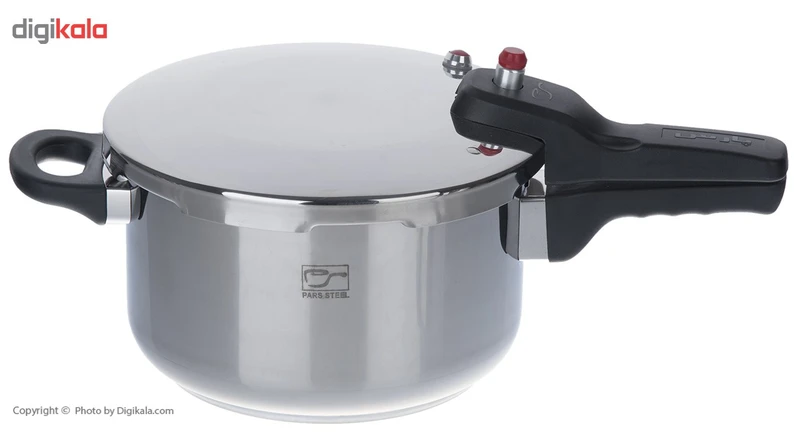 زودپز دوقلو 4/5 و 6 لیتری پارس استیل به همراه درب پیرکس و سبد بخارپز 8 زودپز دوقلو 4/5 و 6 لیتری پارس استیل به همراه درب پیرکس و سبد بخارپز