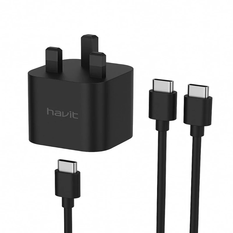 شارژر دیواری هویت مدل ST712 به همراه کابل دو سر تایپ سی به توان 20 وات 4 شارژر دیواری هویت مدل ST712 به همراه کابل دو سر تایپ سی به توان 20 وات