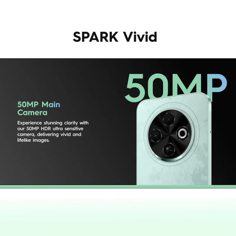 گوشی موبايل تکنو مدل SPARK 30С دو سیم کارت ظرفیت 128 گیگابایت رم 6 گیگابایت 7 گوشی موبايل تکنو مدل SPARK 30С دو سیم کارت ظرفیت 128 گیگابایت رم 6 گیگابایت - تصویر