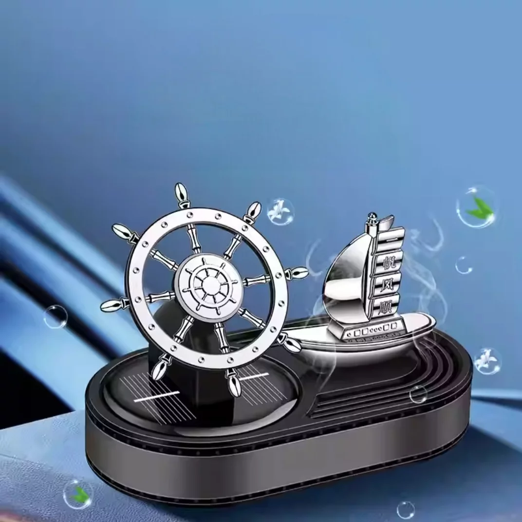 خوشبو کننده صفحه خورشیدی خودرو مدل سکان کشتی 5 خوشبو کننده صفحه خورشیدی خودرو مدل سکان کشتی