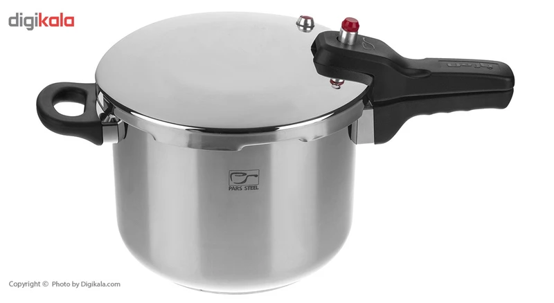 زودپز 6 لیتری پارس استیل به همراه درب پیرکس و سبد بخارپز 7 زودپز 6 لیتری پارس استیل به همراه درب پیرکس و سبد بخارپز