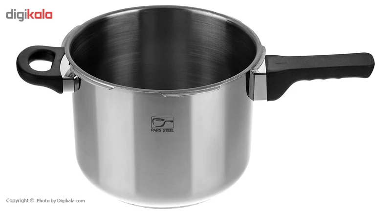 زودپز 6 لیتری پارس استیل به همراه درب پیرکس و سبد بخارپز 8 زودپز 6 لیتری پارس استیل به همراه درب پیرکس و سبد بخارپز