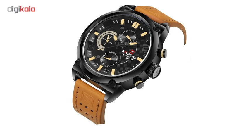 ساعت عقربه ای نیوی فورس مردانه مدل NF9068M/BBY 5 ساعت عقربه ای نیوی فورس مردانه مدل NF9068M/BBY