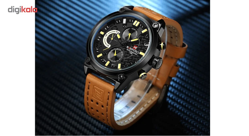 ساعت عقربه ای نیوی فورس مردانه مدل NF9068M/BBY 6 ساعت عقربه ای نیوی فورس مردانه مدل NF9068M/BBY