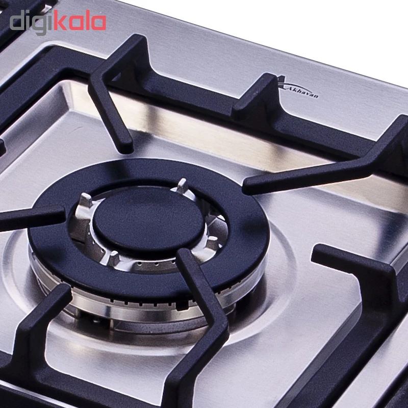 اجاق گاز صفحهای 5 شعله اخوان مدل G135-S 6 اجاق گاز صفحهای 5 شعله اخوان مدل G135-S